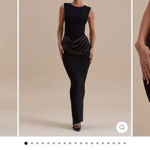 Chic Black Sleeveless Maxi Dress